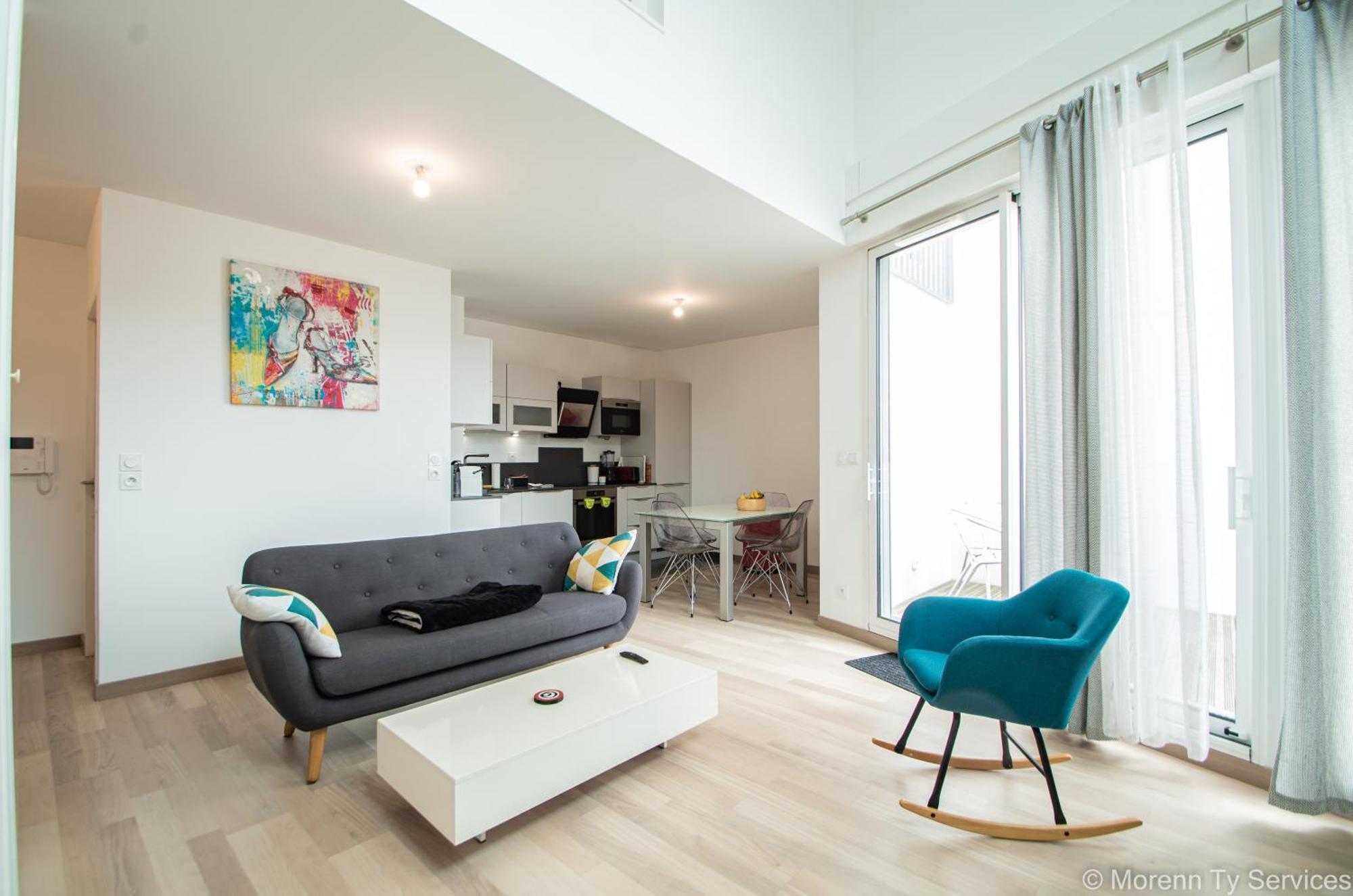 Triplex Terrasse Proche Metro - Ty Ar Mabilay Apartment Rennes Exterior photo